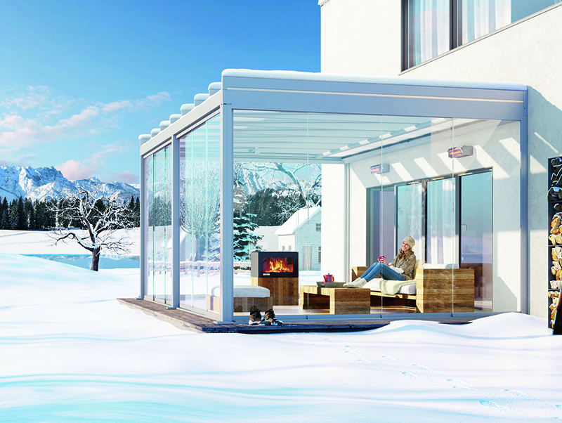 Bestnoten in Sachen zufriedene Kunden: Weinor mit ungedämmtem Wintergarten-System Glasoase. Foto: © Weinor GmbH & Co. KG