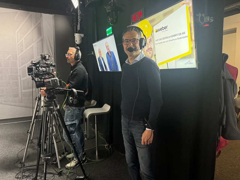 Das Onlineformat Update Abdichtung geht am 14. April in die vierte Runde. Foto: © Saint-Gobain Weber GmbH