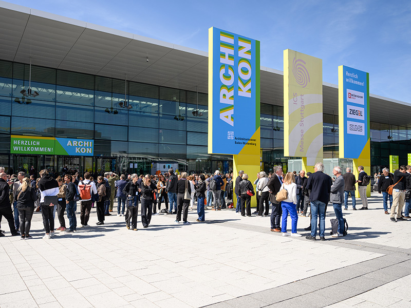 Synergien nutzen: Der Landeskongress f&uuml;r Architektur und Stadtentwicklung ARCHIKON findet k&uuml;nftig fest im Drei-Jahres-Turnus parallel zur R+T statt. Foto: © Jan Potente / Martin Stollberg