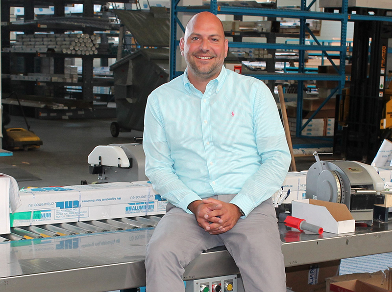 Dominik Hinzen, Geschäftsführer von C.R. Laurence of Europe freut sich über die Partnerschaft mit dormakaba. Foto: © C. R. Laurence auf Europe