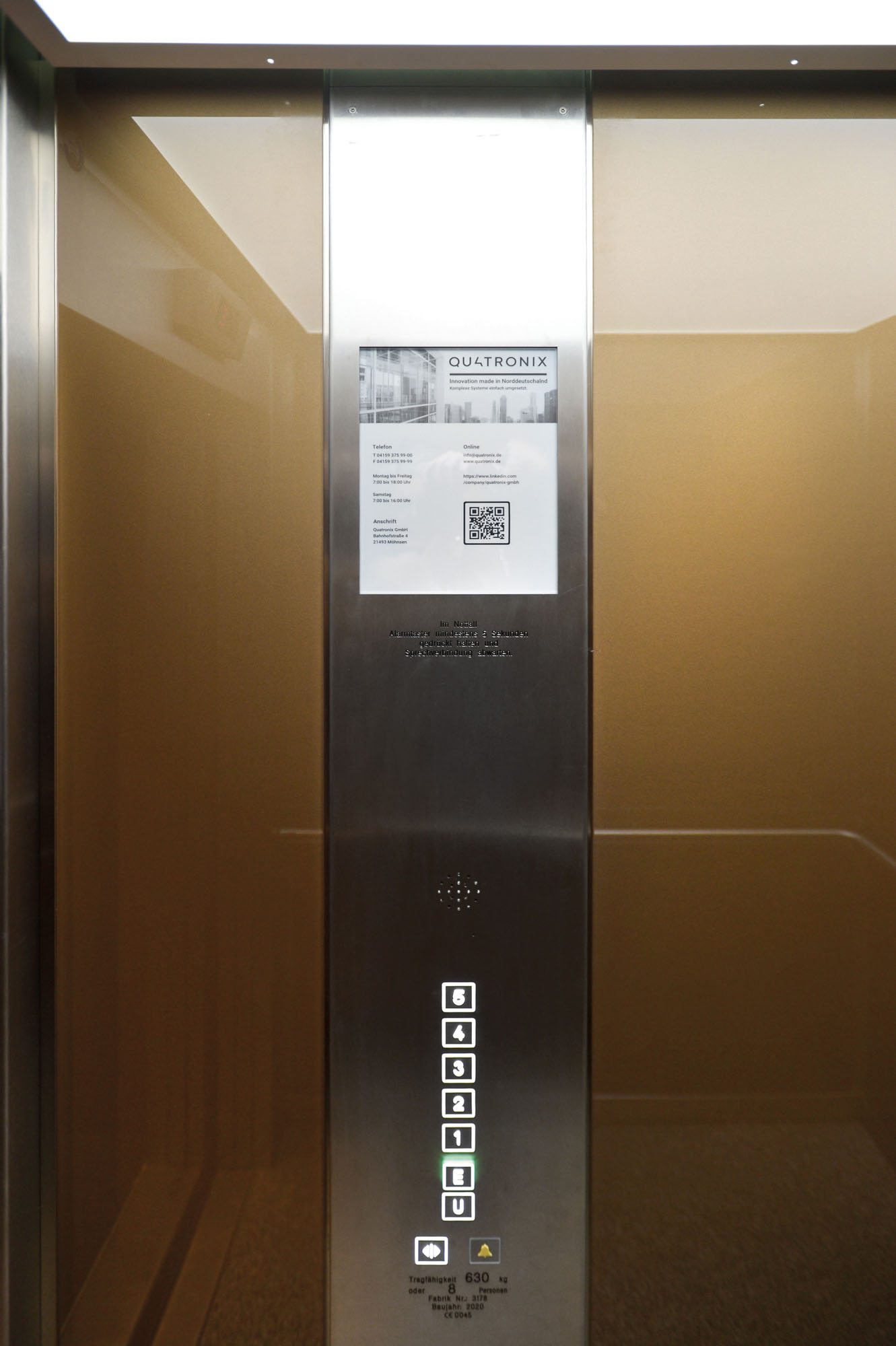 Wyscreen-E-Ink-Integration in 350-mm-Panel Foto: © Quatronix GmbH