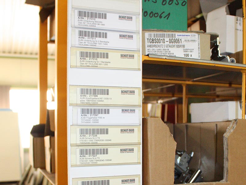 Die Barcodes sorgen für eine gute Übersicht und einen schnellen Bestellprozess. Foto: © Schüt-Duis