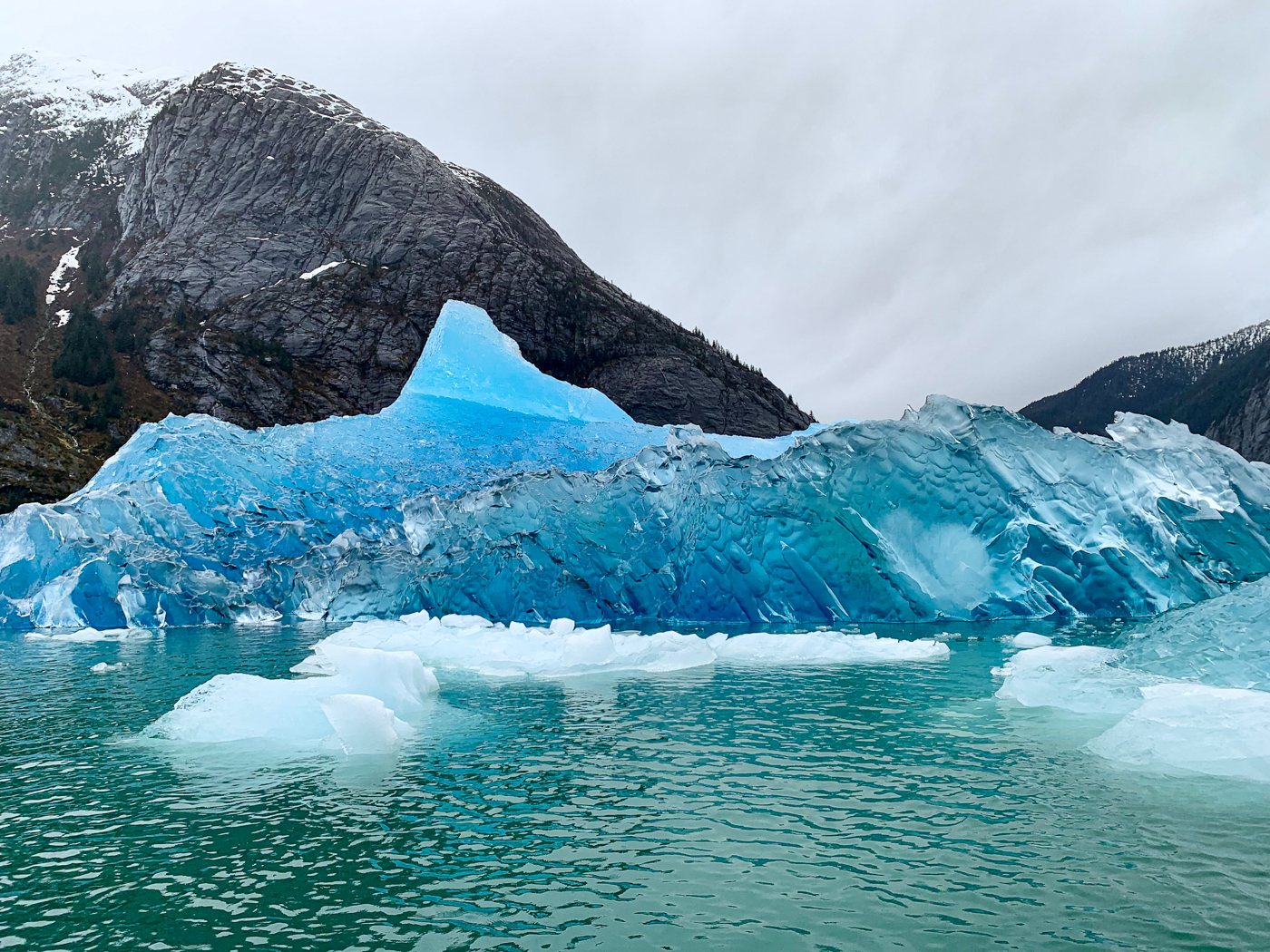 Eisschollen im College Fjord. Foto: © Roland Motz