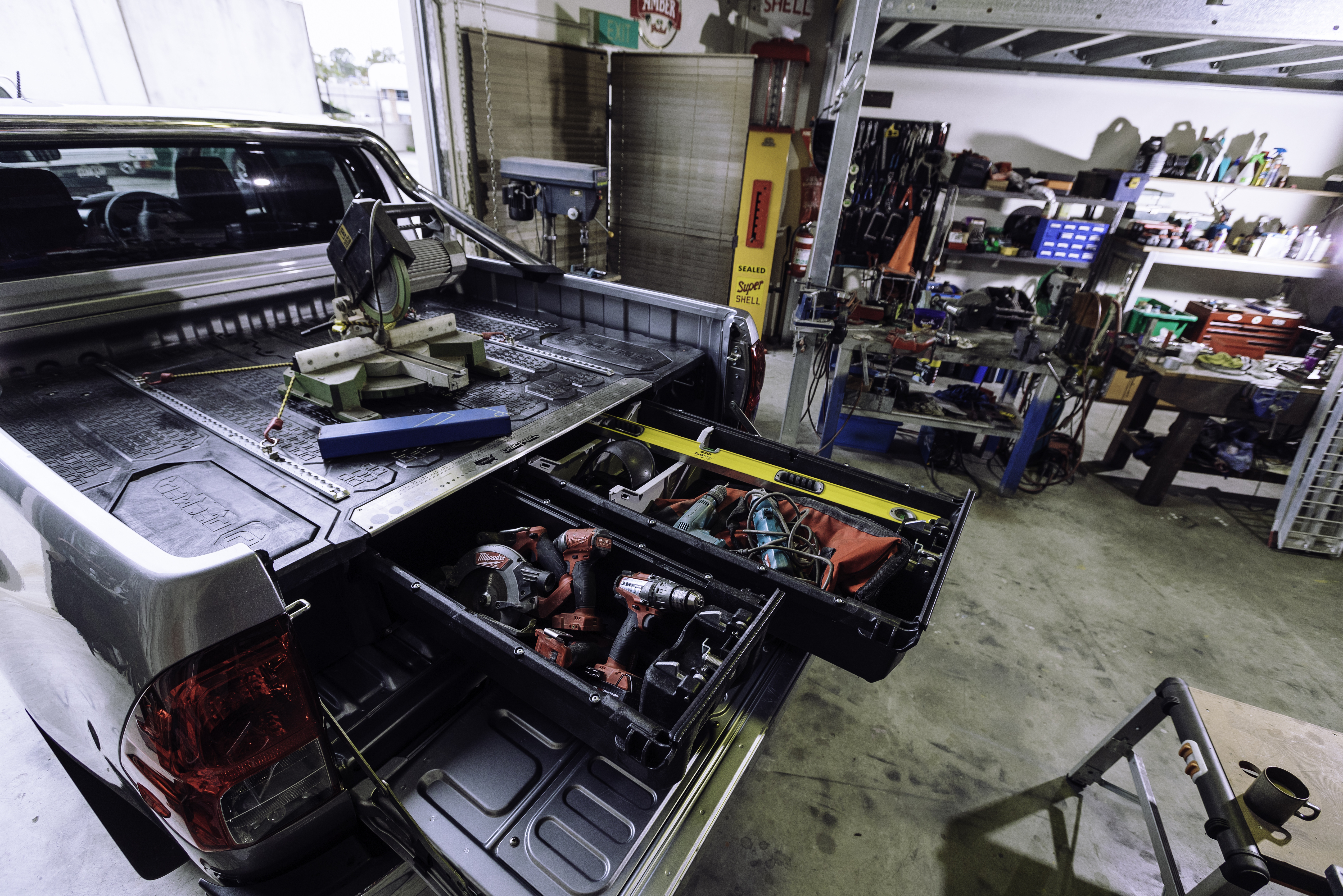 Schubladen von GearTraders: Werkzeug immer gut sortiert und griffbereit! Foto: © Geartraders 