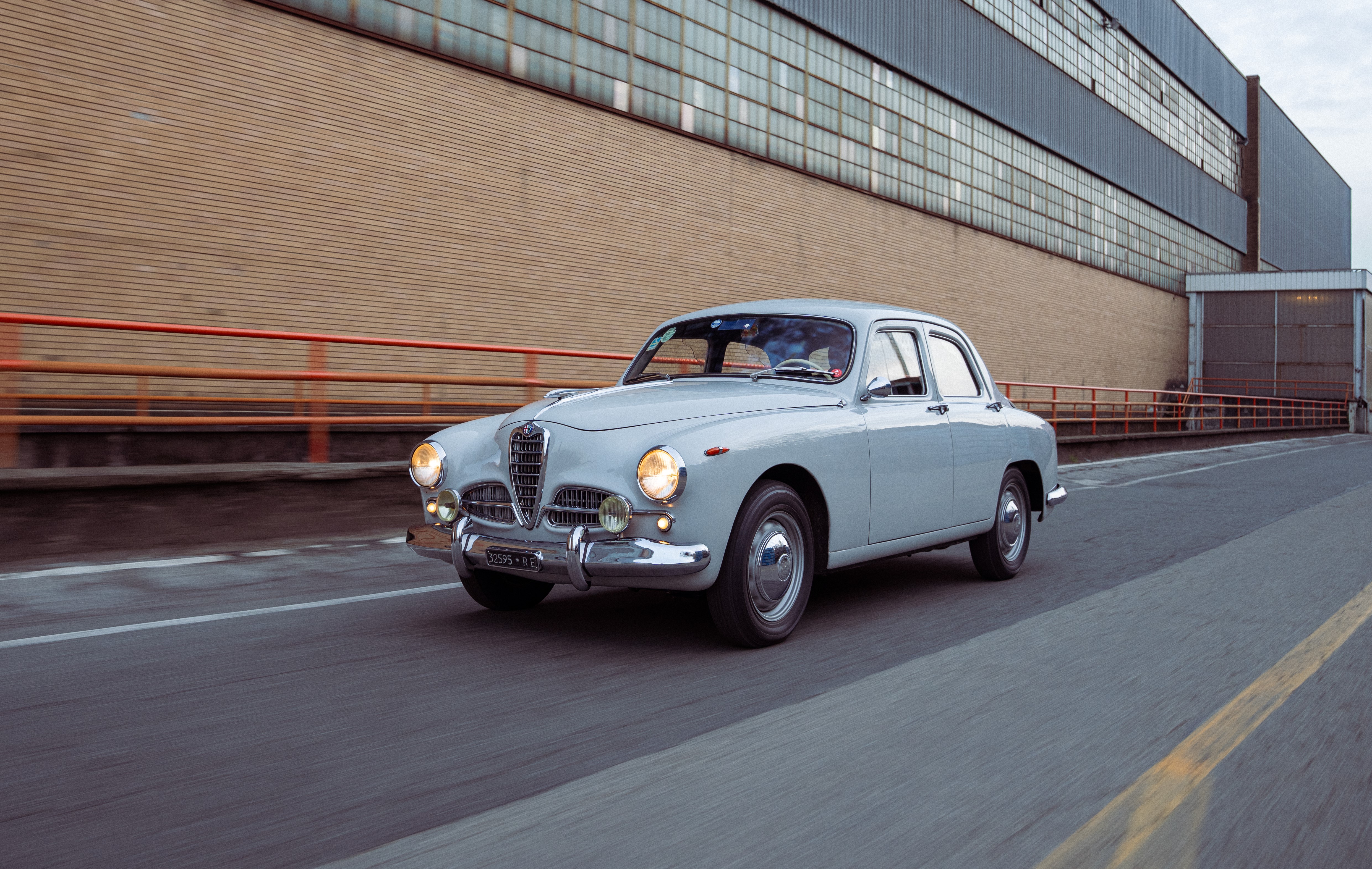 Der Alfa Romeo 1900 Torino Mirafiori auf Testfahrt. Foto: © Alfa Romeo