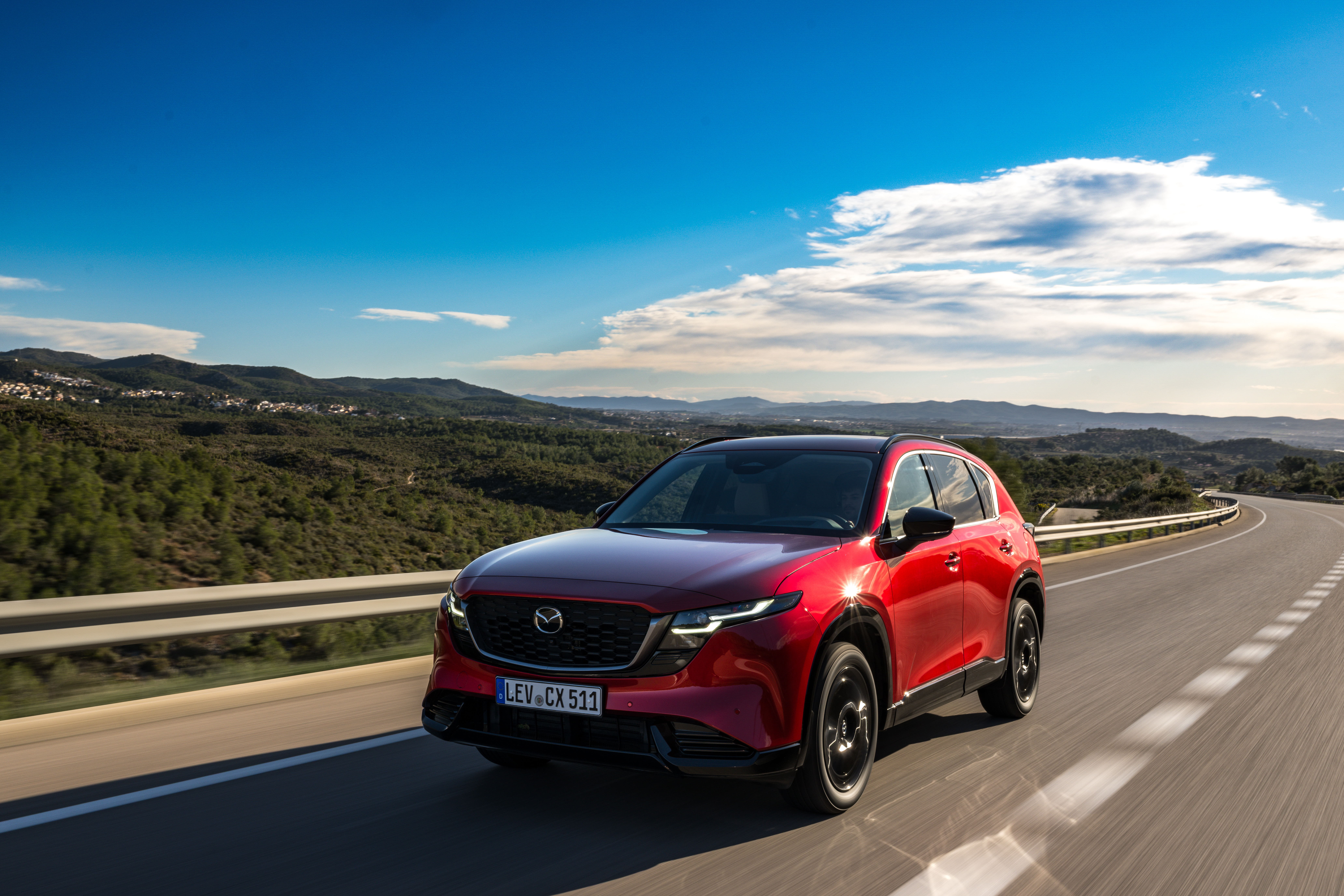 Unterwegs mit dem neuen Mazda CX-5, dritte Generation. Foto: © Mazda