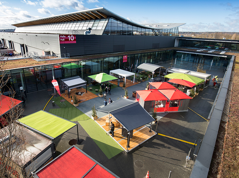Es bestand großes Interesse an den Produkten der ausstellenden Outdoor-Living-Branchengrößen. Foto: © Messe Stuttgart