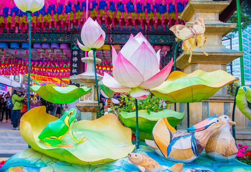Impressionen des Lotuslaternenfests. Foto: © kobby_dagan/123RF.com