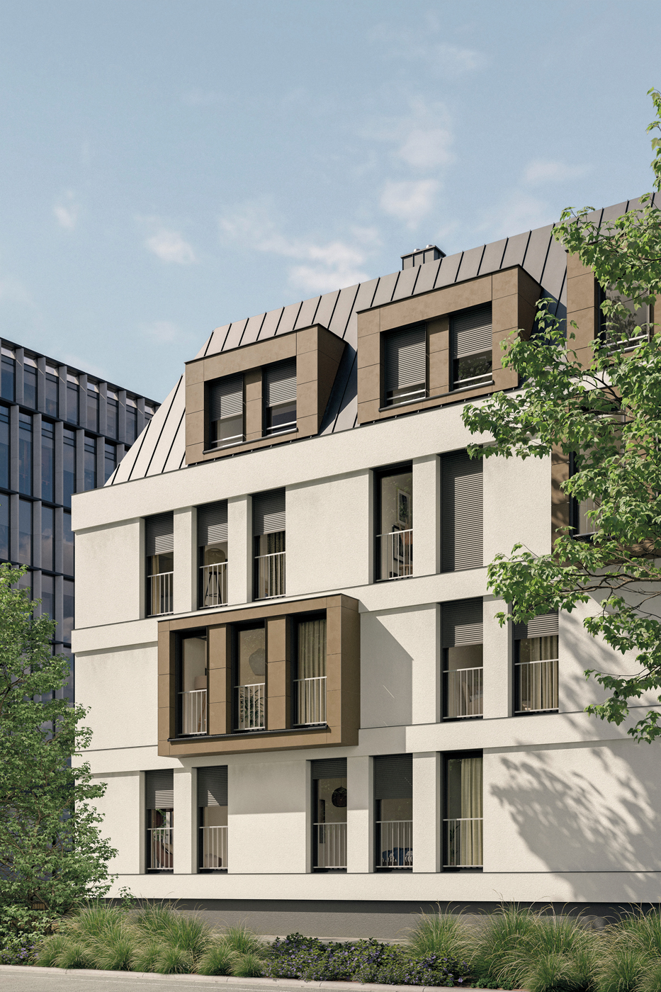 Das Unternehmen erweitert das VisioNeo Portfolio um neue Gel&auml;nderoptionen f&uuml;r mehr Gestaltungsfreiheit an der Fassade. Foto: © Warema