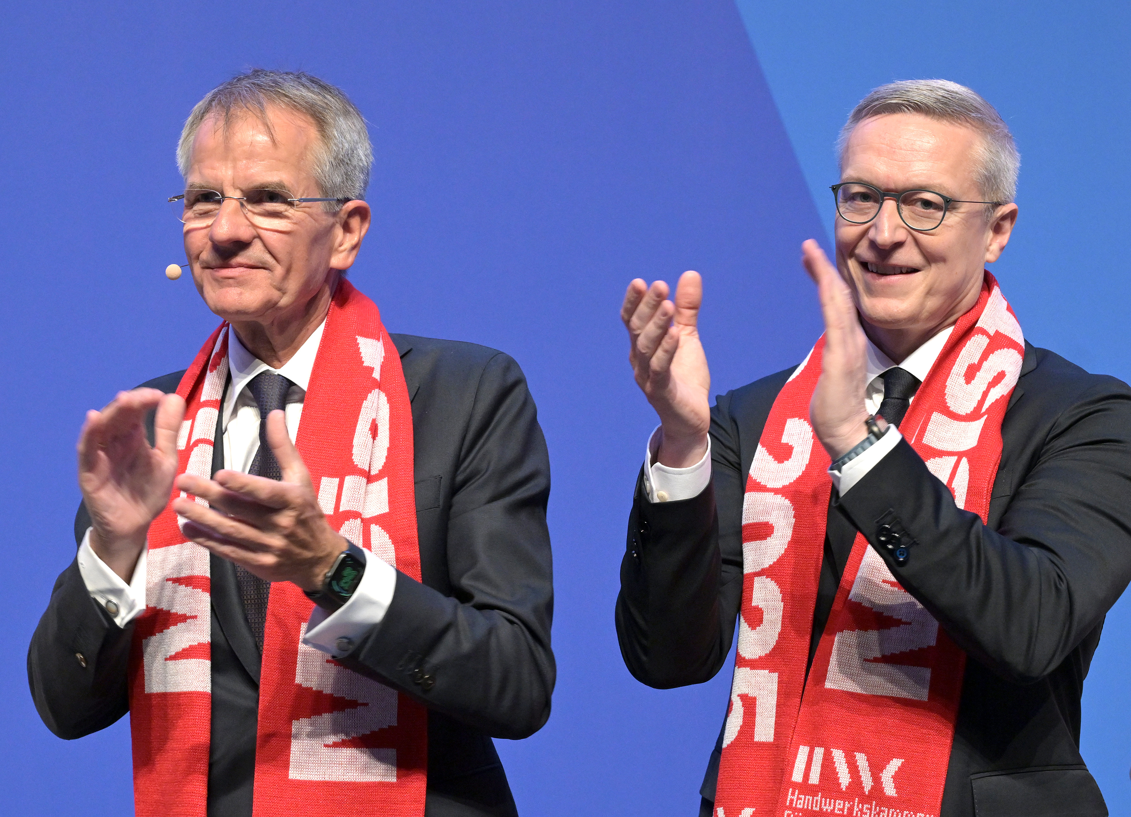 Digitalminister Dr. Karsten Wildberger (rechts) und Kammerpr&auml;sident Andreas Ehlert. Foto: © Wilfried Meyer