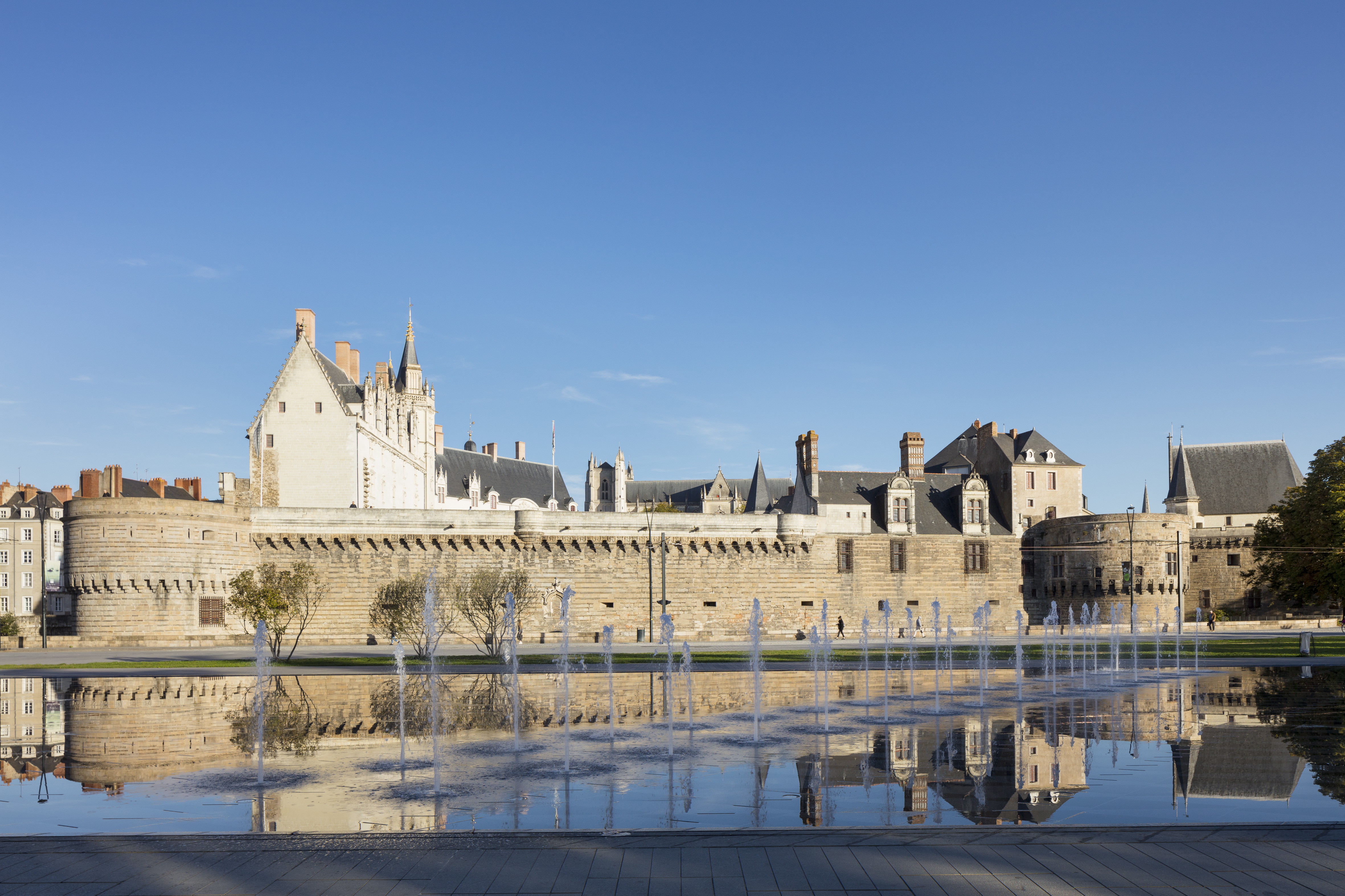 Das Ch&acirc;teau des ducs (Schloss der Herz&ouml;ge) de Bretagne in Nantes Foto: © Philippe PIRON / LVAN