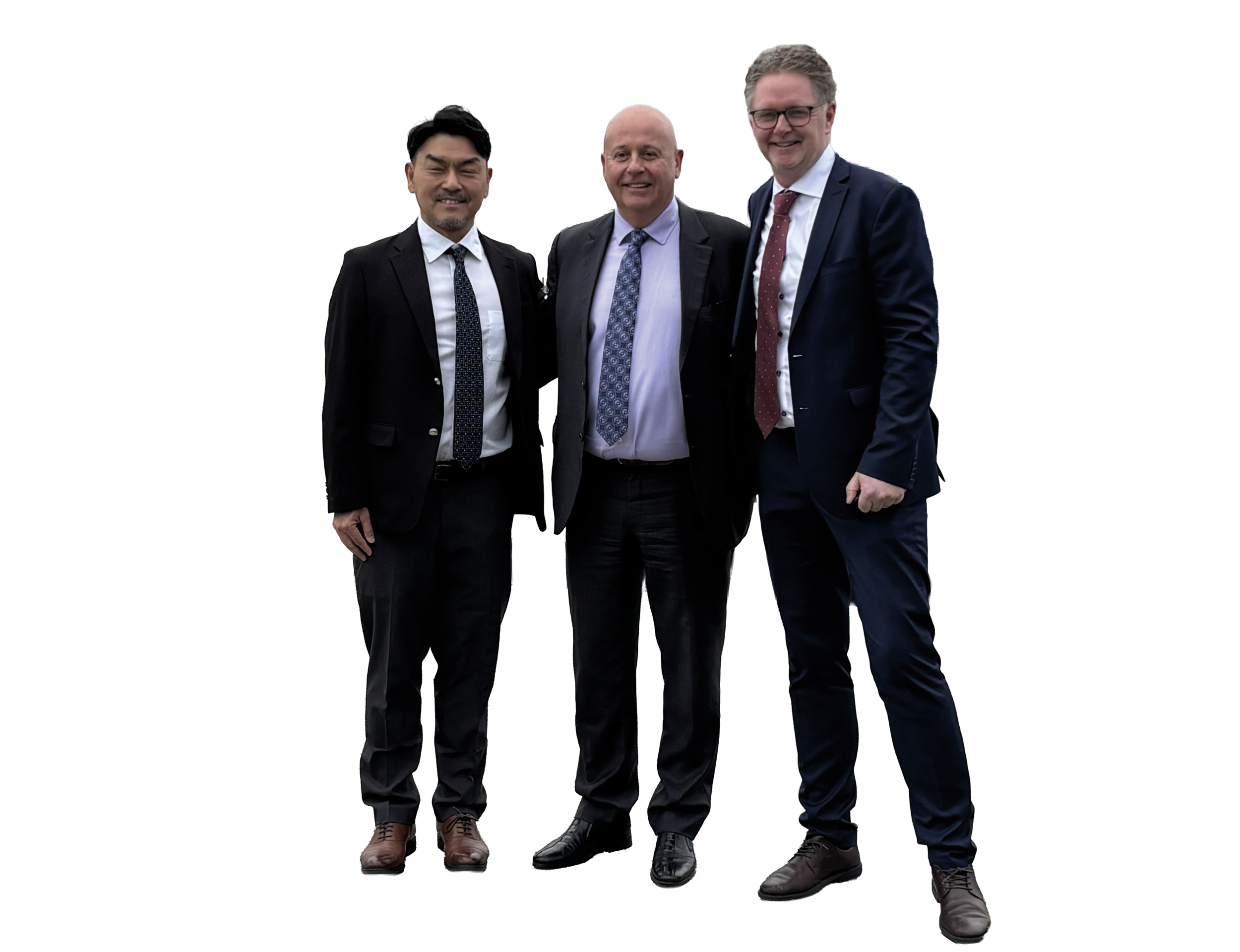Mitsubishi Electric has acquired Infinity Lifts Ireland (from the left): Shingo Sawada (Mitsubishi Electric Corporation), Garech McGuinness (Infinity Lifts Ireland) and Fredrik Eliasson (European Regional Headquarters of Mitsubishi Electric Building Solutions) Photo: © Motum Infinity Lifts