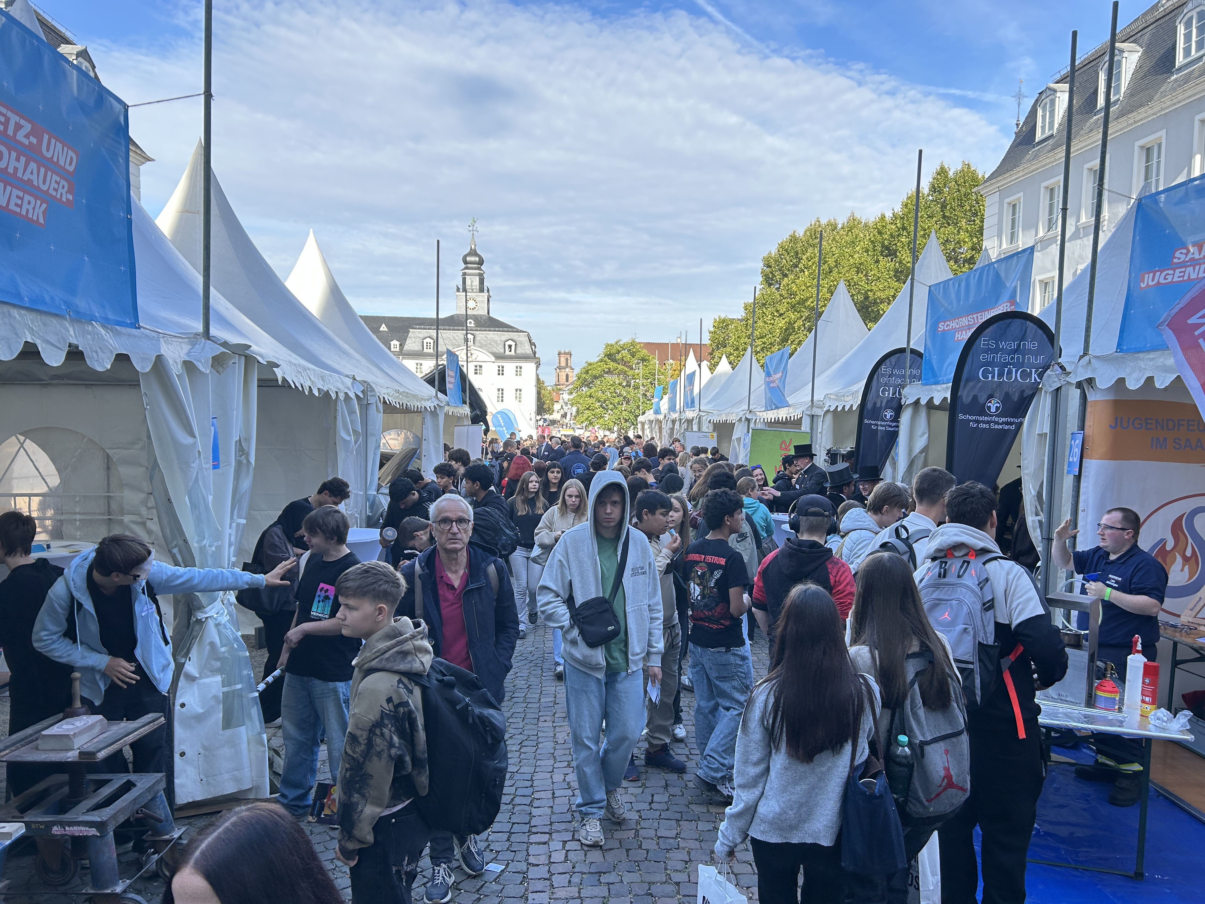 Beim Tag des Handwerks stand die Nachwuchsgewinnung im Mittelpunkt. Foto: © Handwerkskammer des Saarlandes
