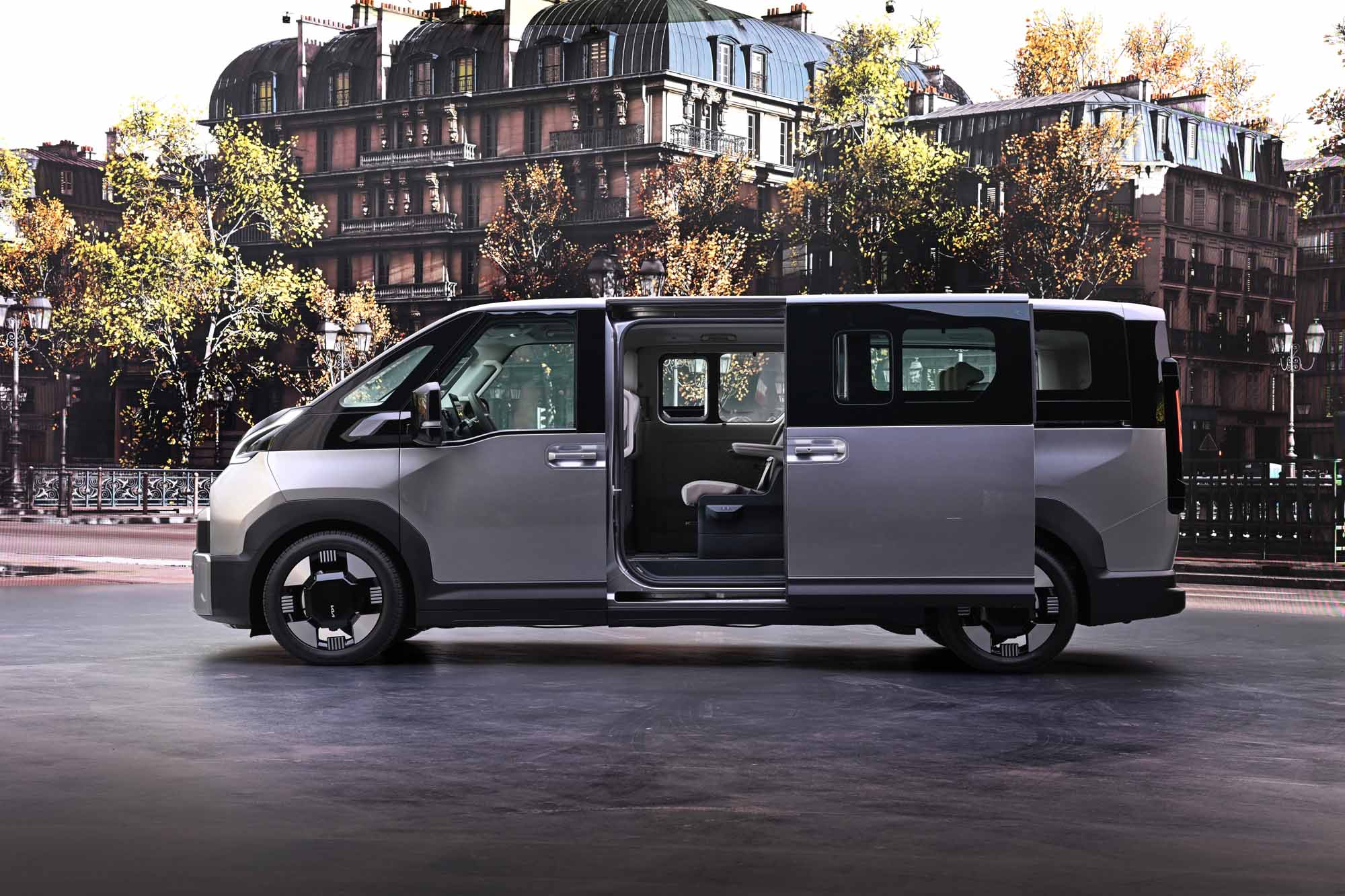 Die Passenger-Variante des PV7. Foto: © Kia