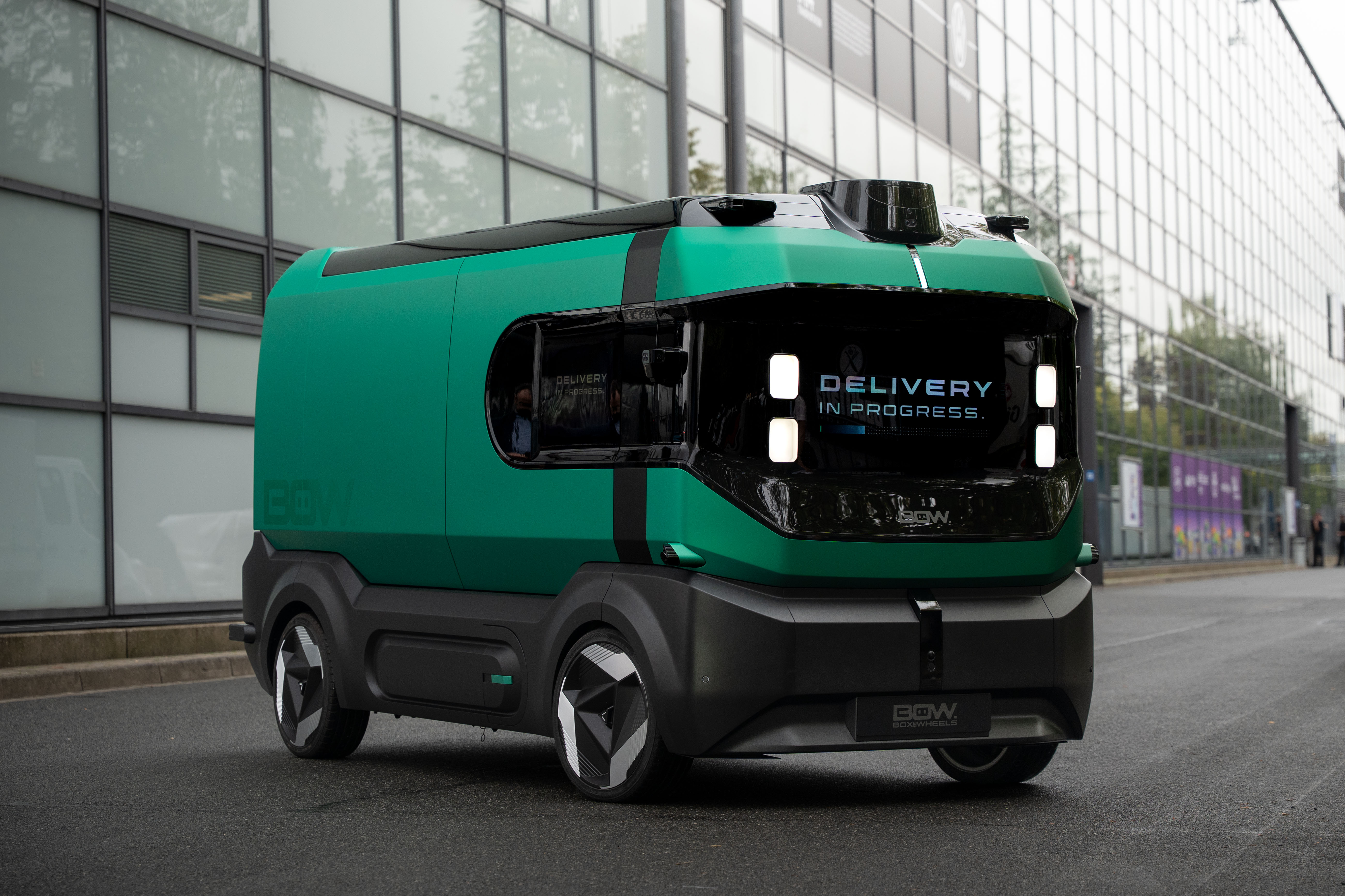 Die Box-on-Wheels, die neue L&ouml;sung f&uuml;r den urbanen Stadtverkehr. Foto: © Stellantis