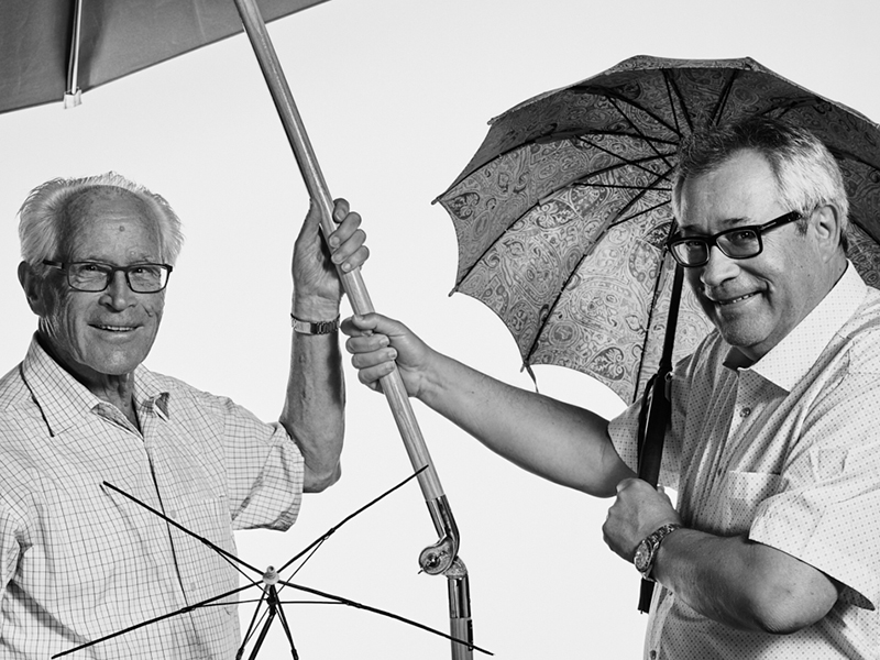 Ende der 1980er Jahre hat Dölf Glatz (l.) seinem Sohn Markus das Zepter in die Hand gegeben. Foto: © Glatz AG