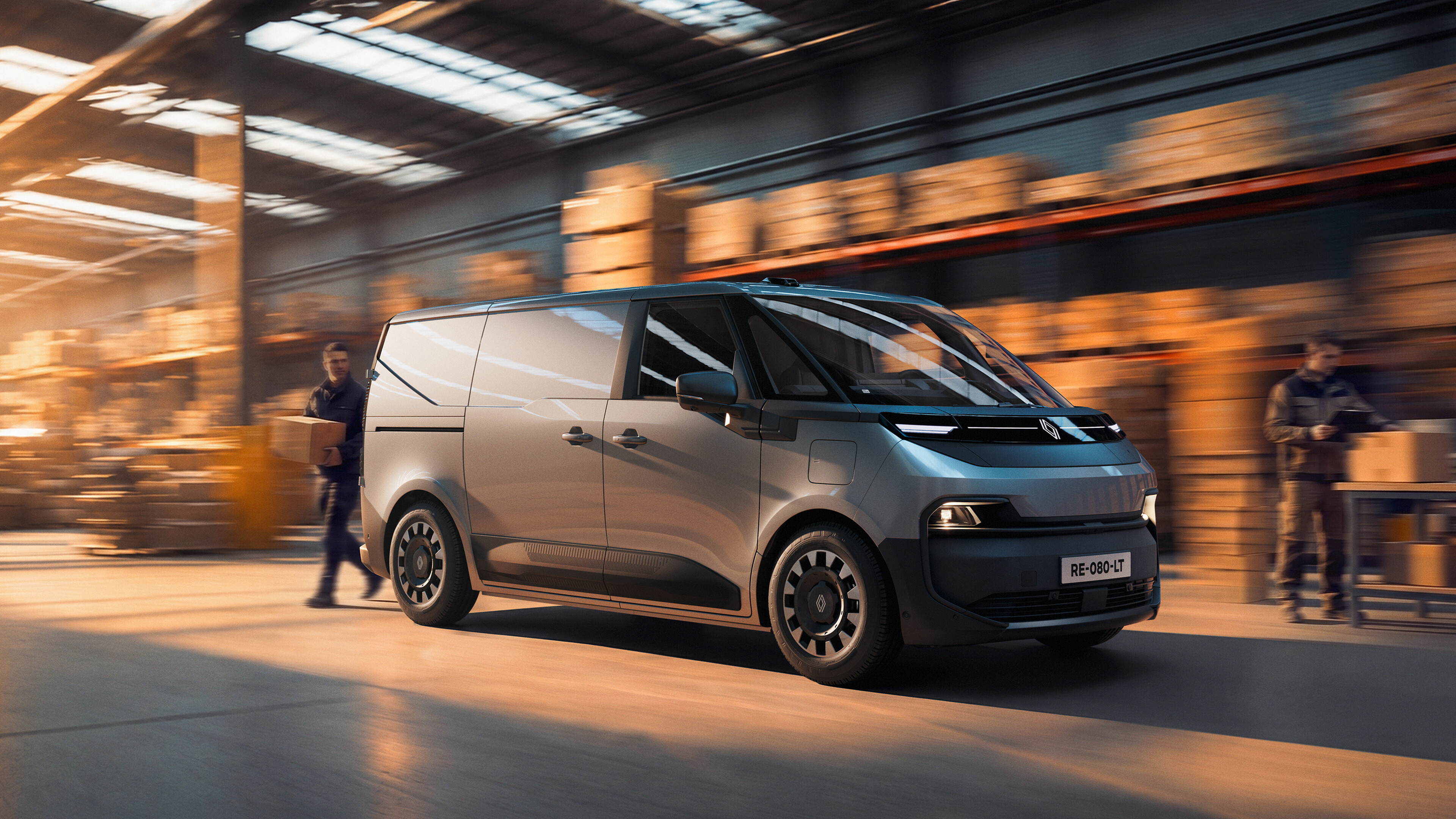 Der neue, rein elektrische Renault Trafic bietet eine Reichweite von bis zu 470 Kilometern. Foto: © Renault