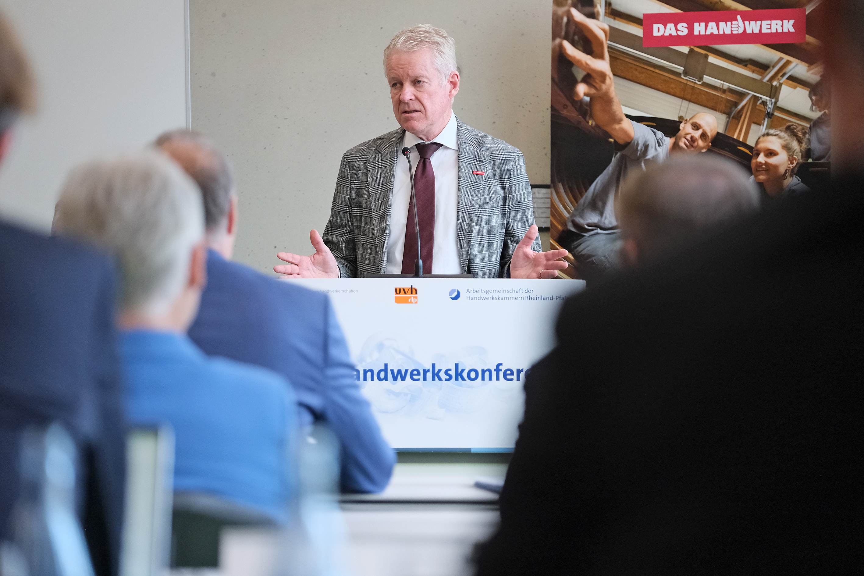 ZDH-Generalsekret&auml;r Holger Schwannecke kam aus Berlin nach Koblenz Foto: © Michael Jordan