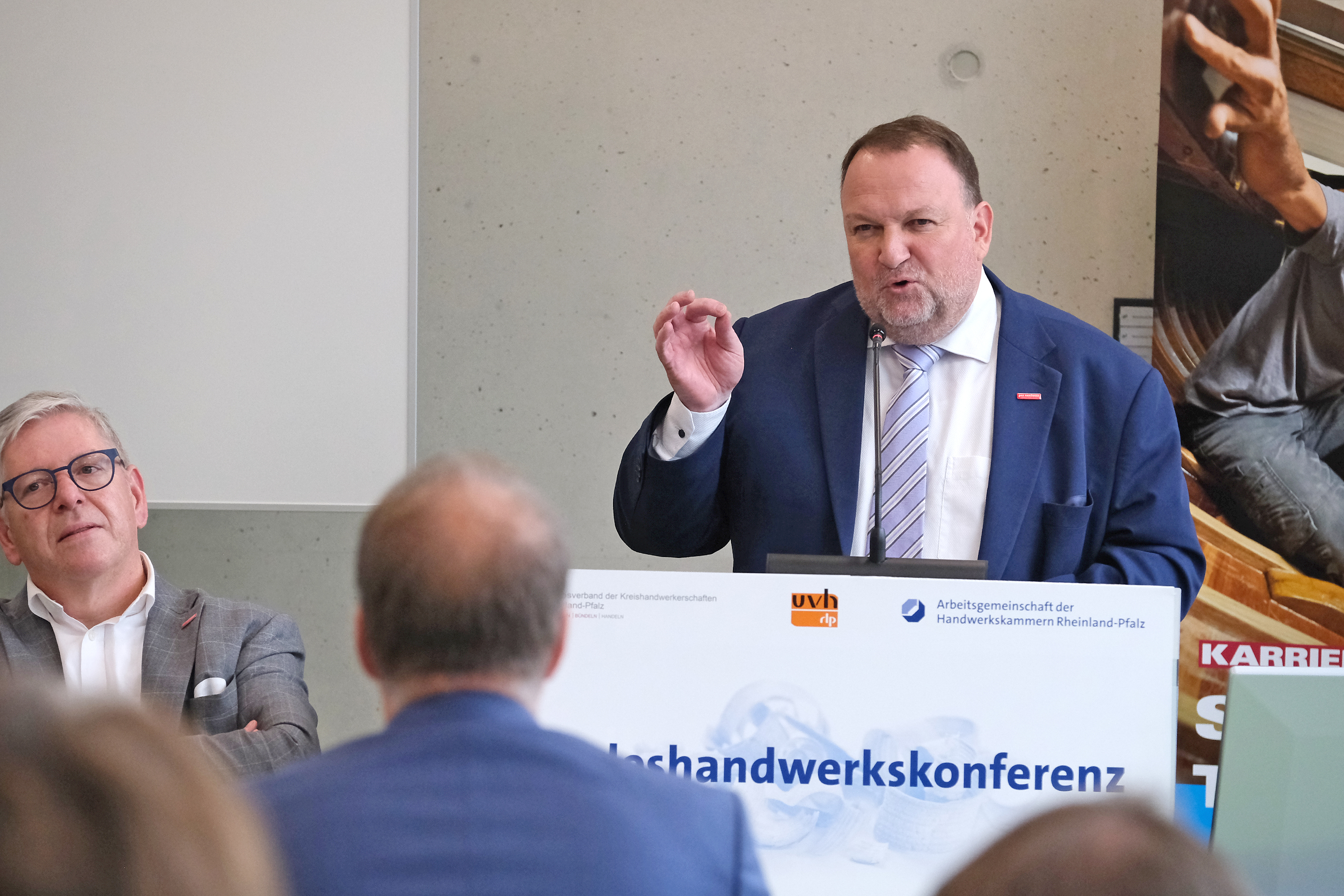 Gerd Benzm&uuml;ller, Pr&auml;sident des Landesverbandes der Kreishandwerkerschaft und des Bundesverbandes BV-KH, Foto: © Michael Jordan