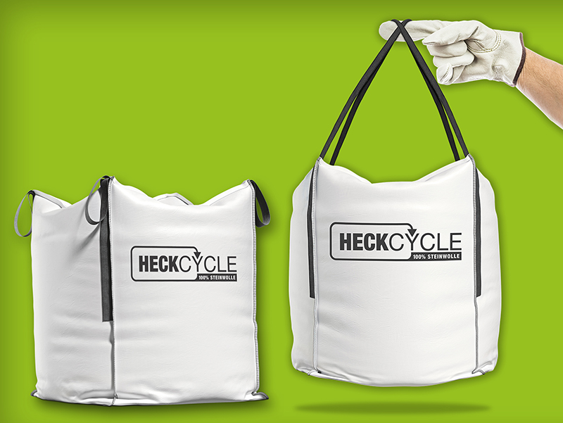 Heck Wall Systems bringt mit Heckcycle ein bundesweites Rücknahme-System für das Recycling von Steinwolle-Verschnitt auf den Weg. Foto: © Heck Wall Systems GmbH