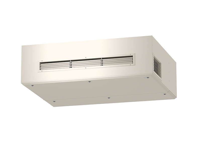 Durch die fachgerechte Montage eines dezentralen Lüftungsgeräts lässt sich die Ansteckungsgefahr in Räumen, die von vielen Menschen genutzt werden, reduzieren. Foto: © Tecalor