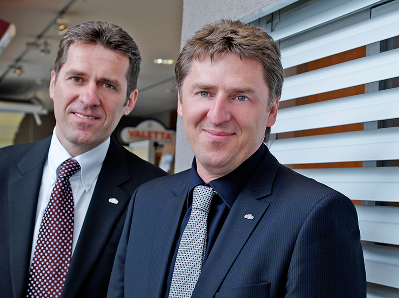 Christian (l.) und Andreas Klotzner sehen die aktuelle Situation auch als Chance. Foto: © Valetta