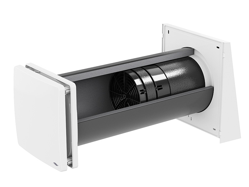 Im Vergleich zu den freien Lüftungssystemen, sind ventilatorgestützte Systeme wesentlich kontrollierter und besser planbar. Das bedeutet mehr Komfort für den Bewohner und auch mehr Sicherheit für den Werterhalt seines Hauses, erklärt Lüftungsexperte Martin Reich. Foto: © inVENTer GmbH, Löberschütz