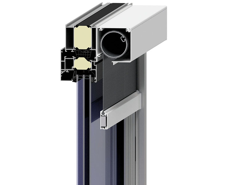 Auch Sonnenschutzsysteme sind als Fertigelemente erhältlich – hier als Variante mit dem textilen Sonnenschutz, der aufgrund einer Vielzahl an verfügbaren Textilien individuell gestaltbar ist. Foto: © heroal