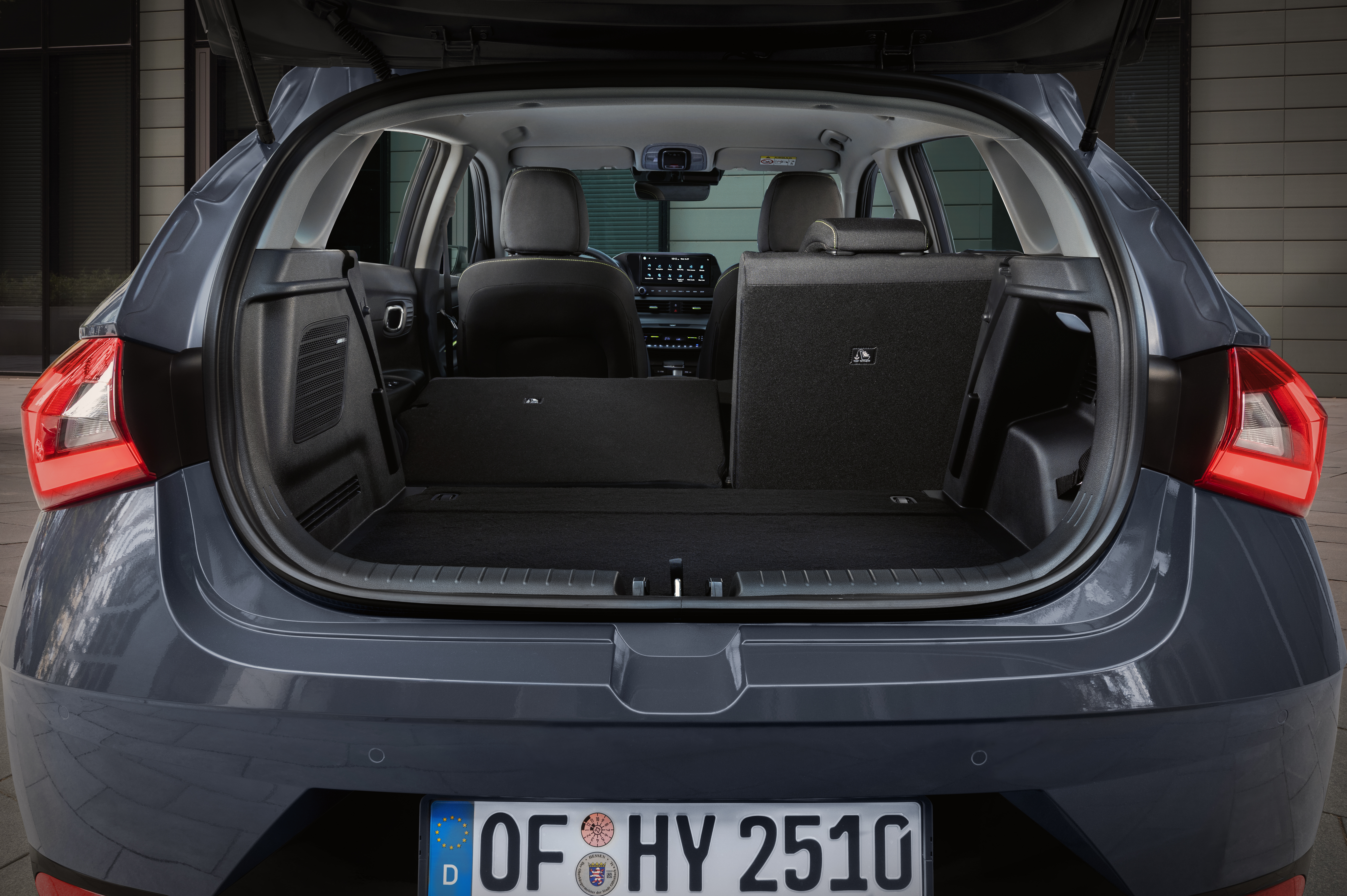 Blick in den Kofferraum des neue Hyundai i20. Foto: © Hyundai