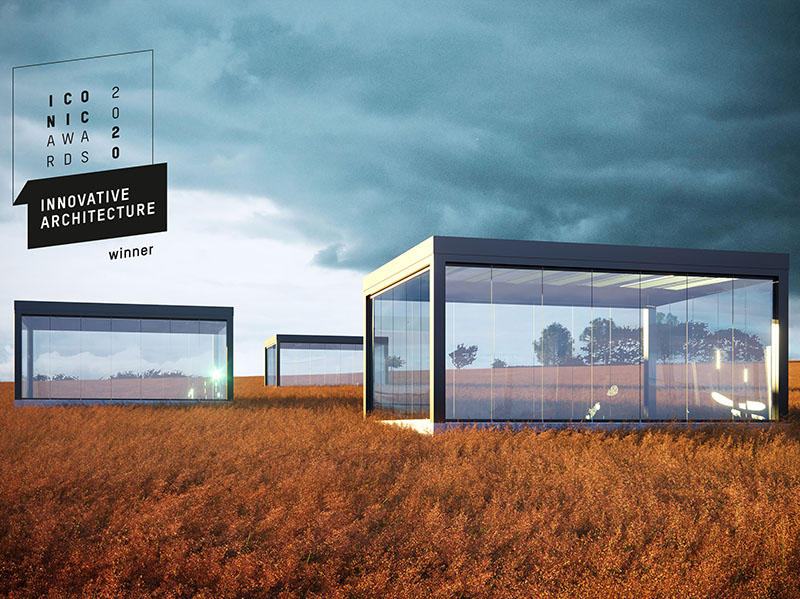 Die Lösung kann als offene und teilgeschlossene Terrassenüberdachung oder als rundum geschütztes Glashaus eingesetzt werden. Foto: © Solarlux