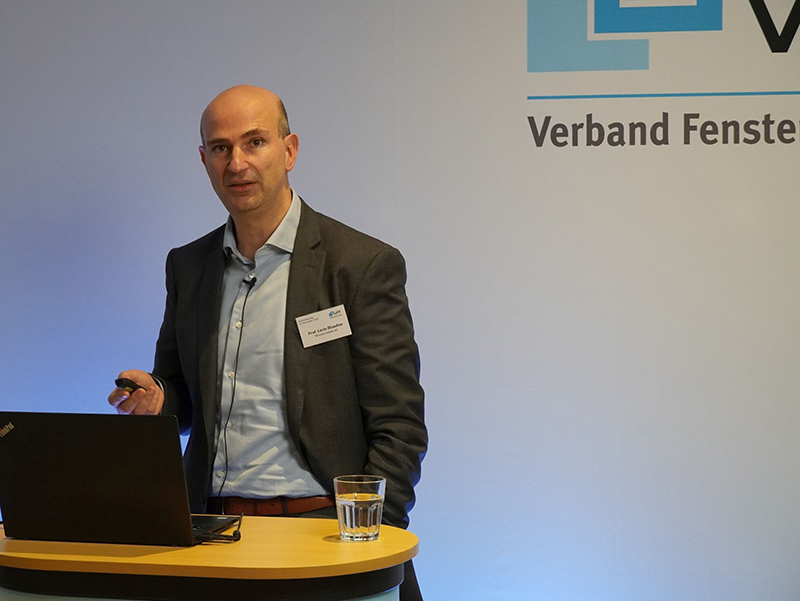 Prof. Lucio Blandini von der Werner Sobek AG in Stuttgart. Foto: © VFF