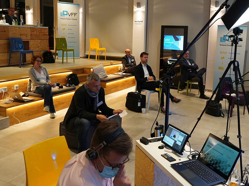 Normalerweise eine attraktive Eventlocation – zum VFF-Architektentag am 12. November 2020 wurde daraus ein Onlinestudio. Foto: © VFF