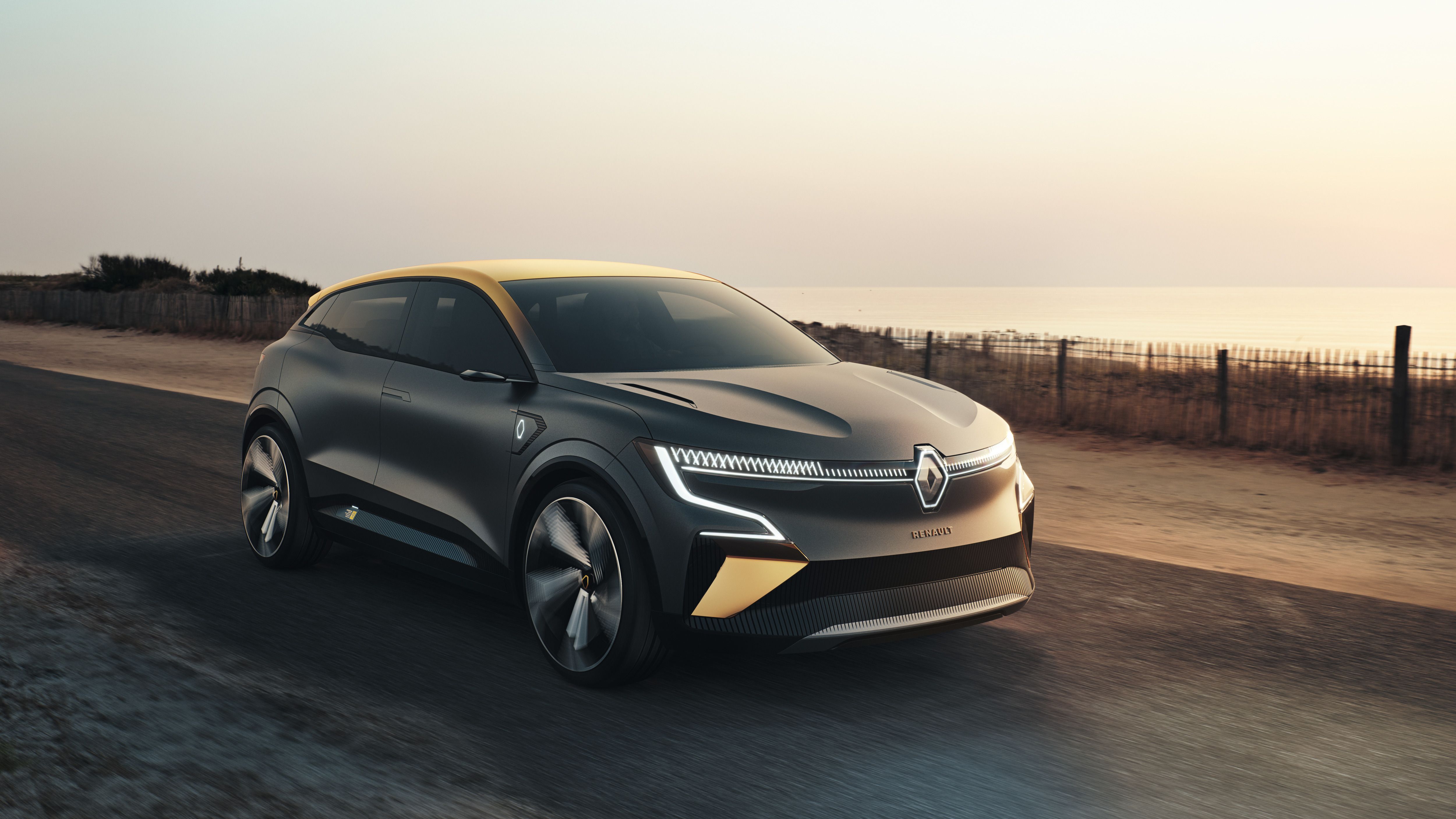 Das Concept Car Mégane eVision gibt einen Ausblick auf eine neue Generation von E-Fahrzeugen der Renault-Nissan-Mitsubishi-Allianz Foto: © Renault