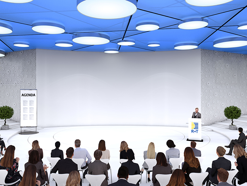 Im Konferenzbereich wird unter anderem der Innovationspreis verliehen. Foto: © Messe Stuttgart