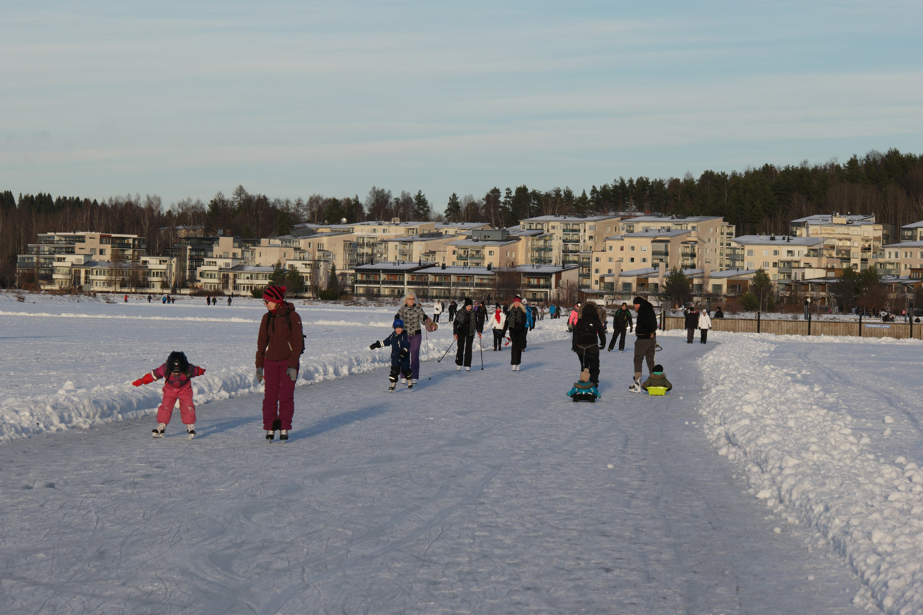 Skilanglauf ist in Finnland, ganz normal und beginnt schon in der Stadt. Foto: © Visit Finnland