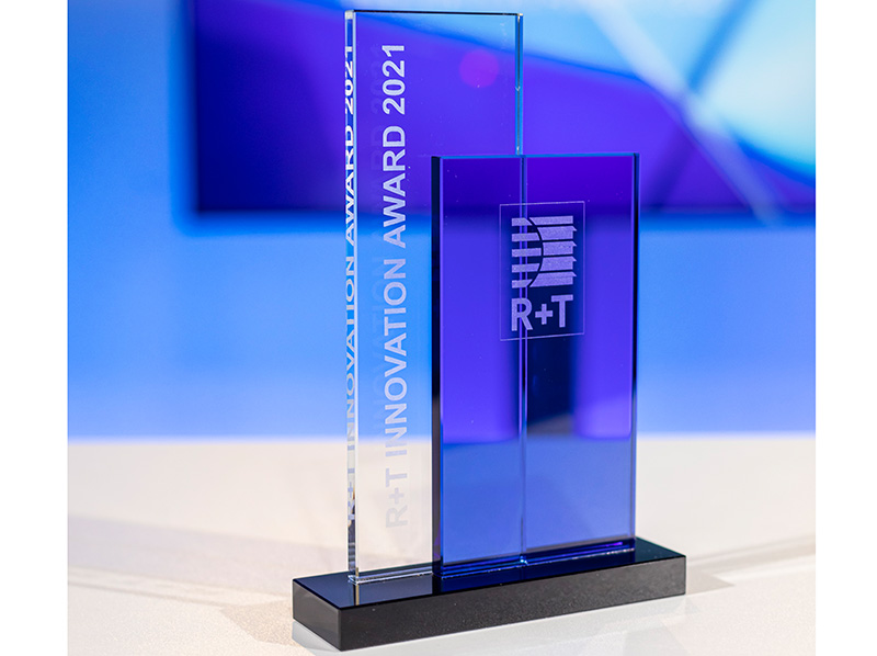 Die Verleihung des R+T Innovationspreises stand im Mittelpunkt des digitalen Branchenevents. Foto: © Messe Stuttgart