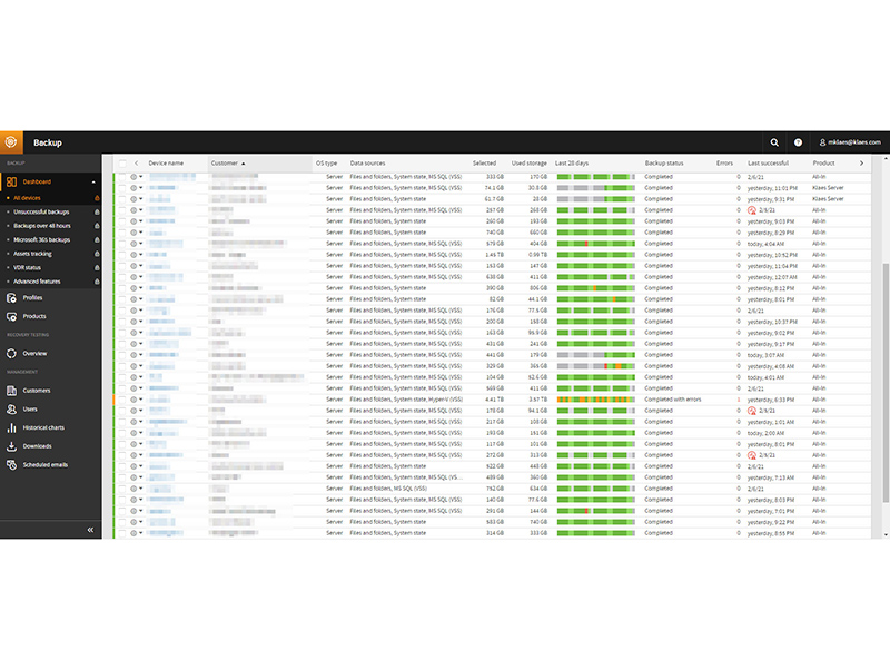 Online Backups sind dreifach sicher – die Daten sind außer Haus, nicht überschreibbar, und der Prozess wird konsequent eingehalten. Foto: © Klaes