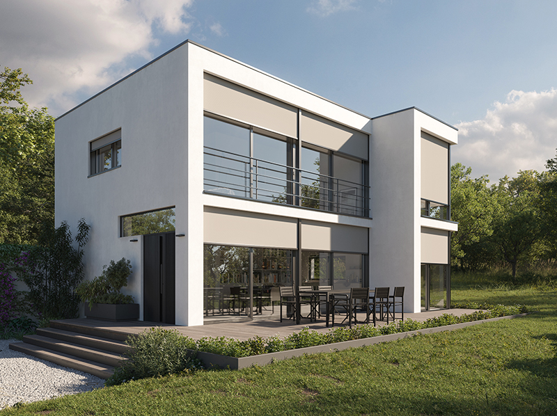 Die Membran passt sich immer optimal an die Systemumgebung an, indem sie ungleichmäßige Krafteinwirkung und Verformungen absorbiert. Foto: © Serge Ferrari