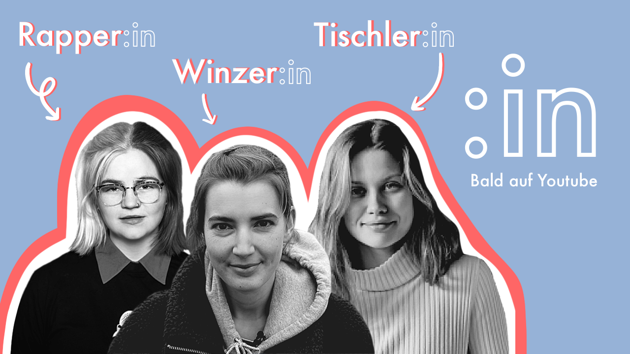 Liser, Pauline und Isabelle (v.l.n.r) sind die ersten drei Protagonistinnen der Webserie :in. Foto: © :in – die Webserie