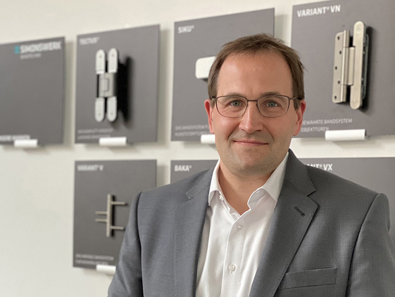 David Bannas kommt von der Thyssen’schen Handelsgesellschaft mbH, der Mehrheitsgesellschafterin von Simonswerk. Foto: © Simonswerk