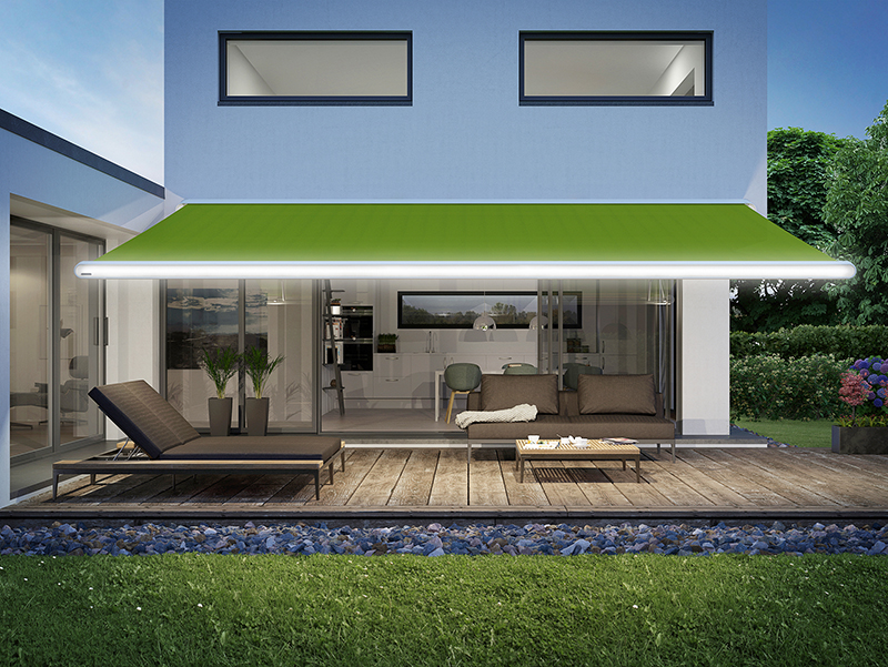 Die schlankere Modellvariante, kommt noch besser bei den Endkunden an und bietet nun ebenso wie das große Schwestermodell eine Lichtoption für die Kassette. Foto: © Markilux