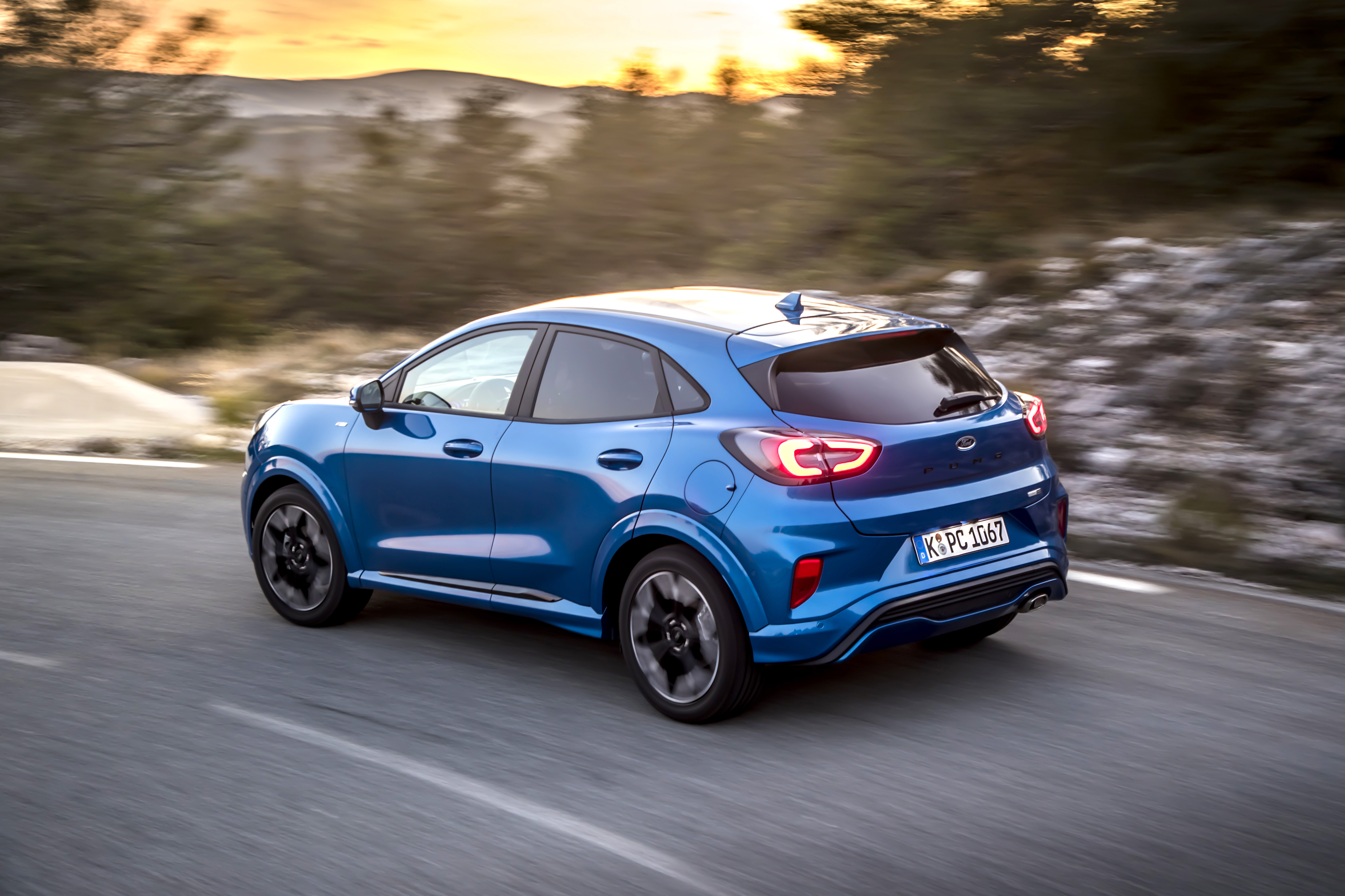 Der milde Hybrid im Puma entfaltet seine Kraft gleichmäßig. Foto: © Ford