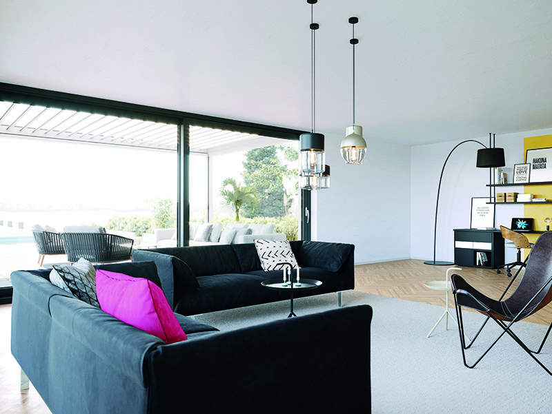 Durchgangsbreiten von bis zu 1,9 Metern sind möglich. Foto: © Rehau