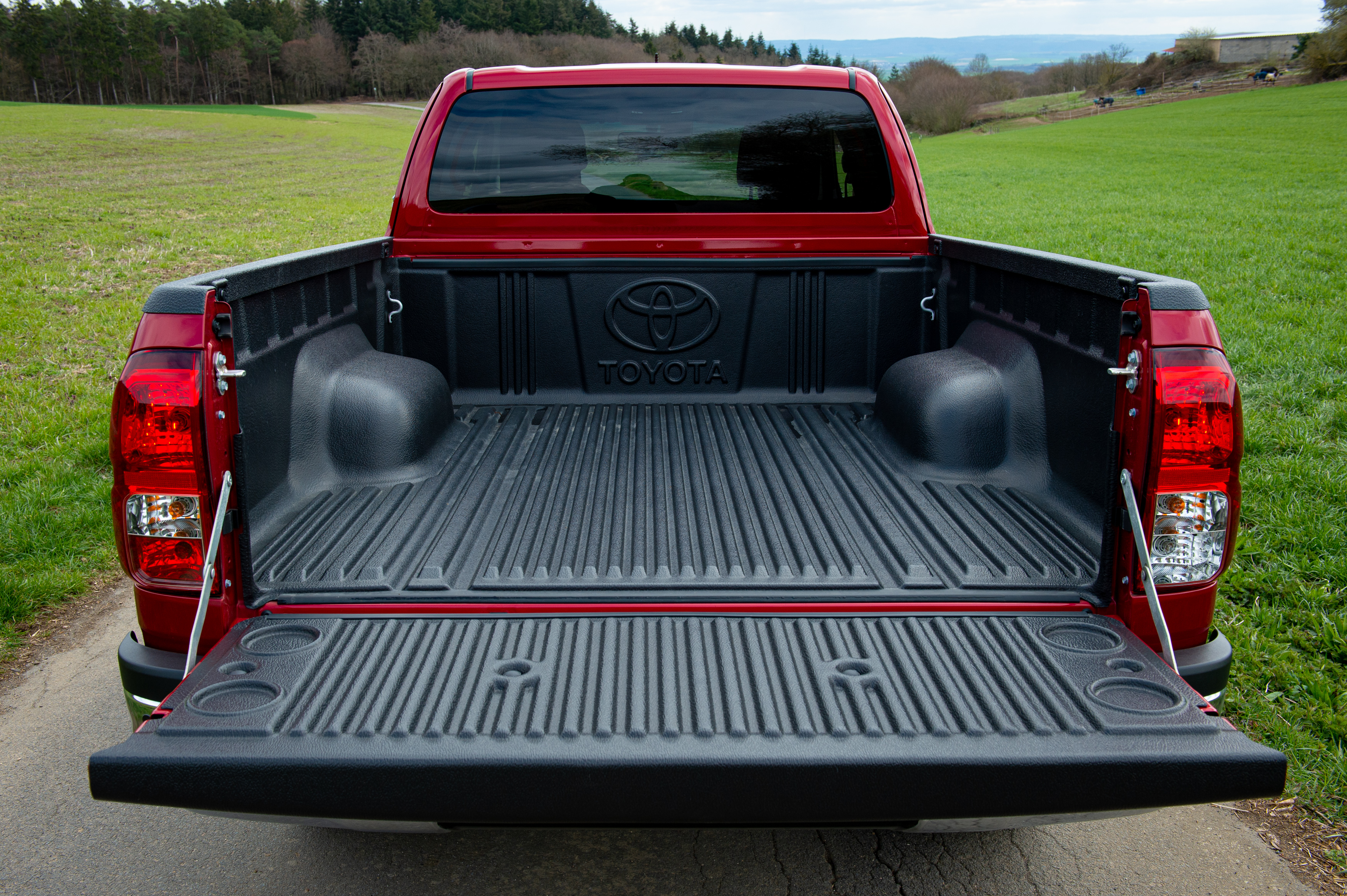 Die Ladefläche des Toyota Hilux im Modelljahr 2021. Foto: © Martin Bärtges