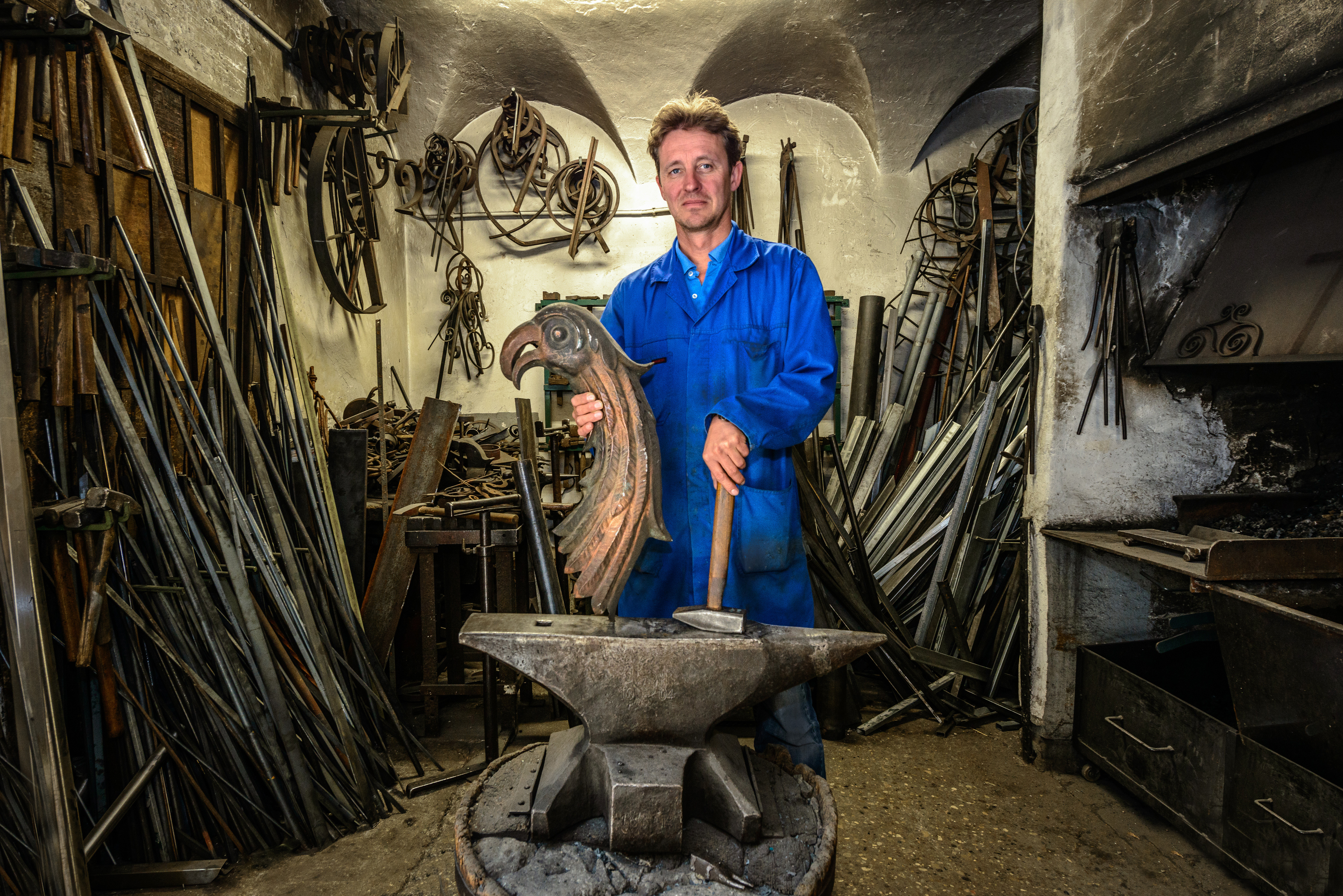 Zu Gast in der Schlosserei Wieber. Foto: © Tourismus Salzburg GmbH