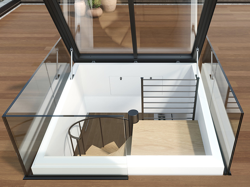 Das ausgezeichnete Zusammenspiel von Funktion und Form überzeugte die Jury des Red Dot Design Awards. Foto: © Lamilux