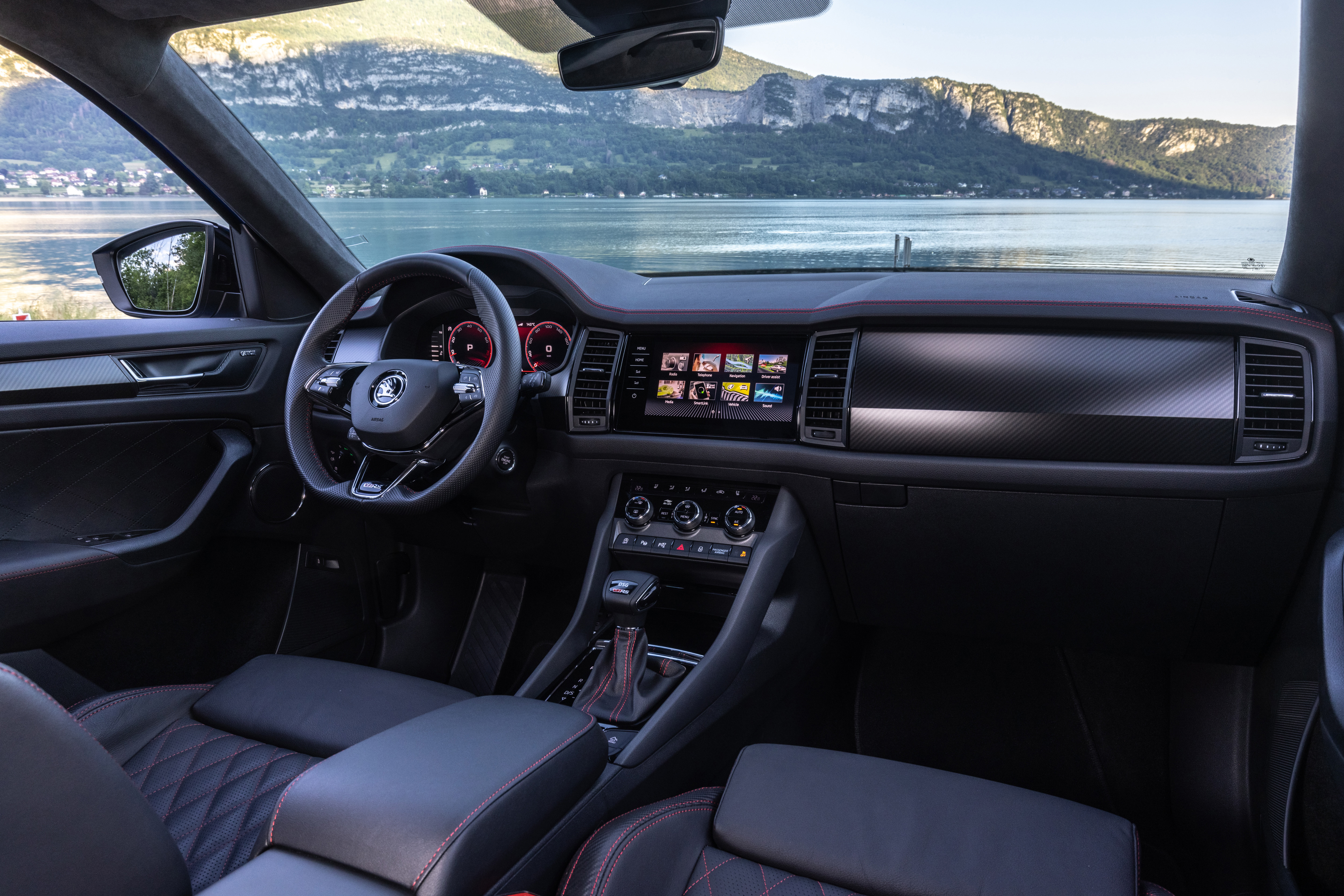 Das Multimediasystem wurde mit einem schnelleren Prozessor und einer hochauflösenden Grafik überarbeitet. Foto: © Skoda