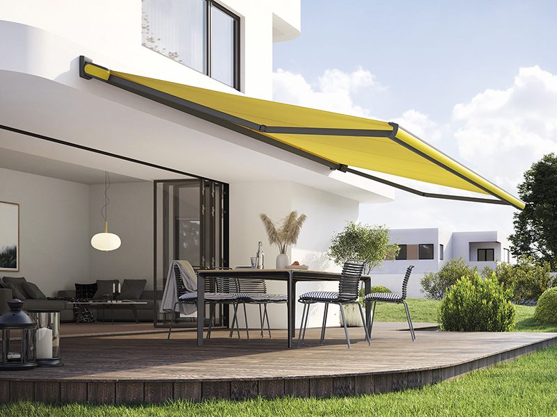 Die Markise trifft genau den Geschmack vieler Kunden. Foto: © Markilux
