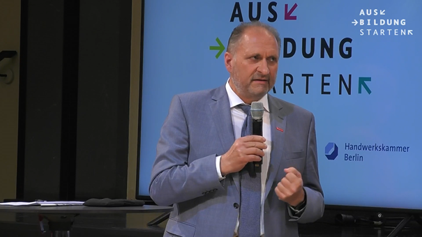 ZDH-Präsident Hans Peter Wollseifer Foto: © Screenshot Livestream BMBF