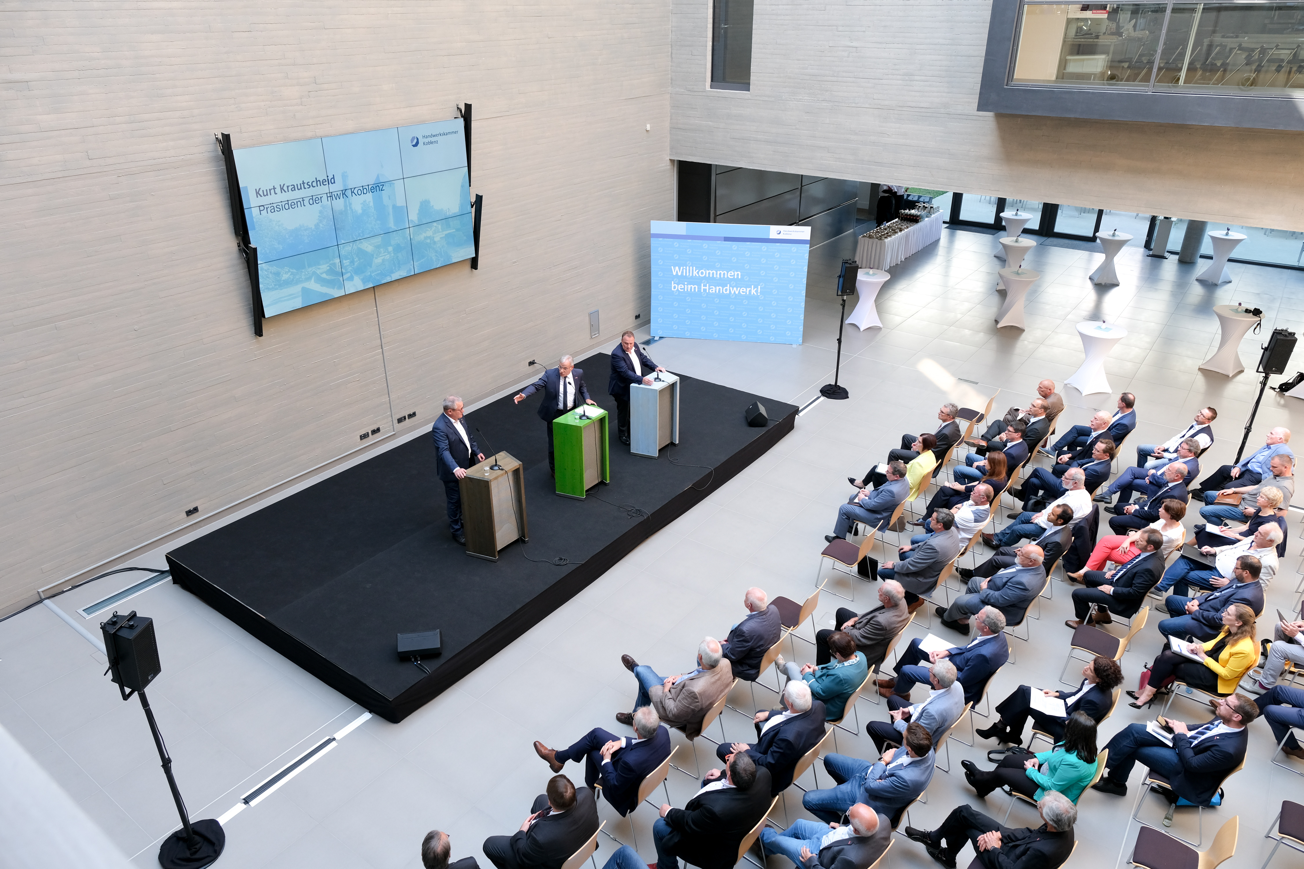 Zahlreiche Entscheider waren zur Landeshandwerkskonferenz nach Koblenz gekommen Foto: © Andreas Schröder